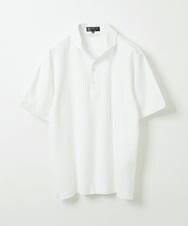 MKKGS69110 MK MICHEL KLEIN HOMME(MKミッシェルクランオム) ポロシャツ / COOLMAXハニカム ホワイト(90)