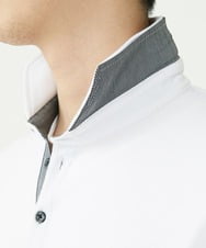 MKKGS70080 MK MICHEL KLEIN HOMME(MKミッシェルクランオム) 【WEB限定】クールメランジカノコポロシャツ ホワイト(90)