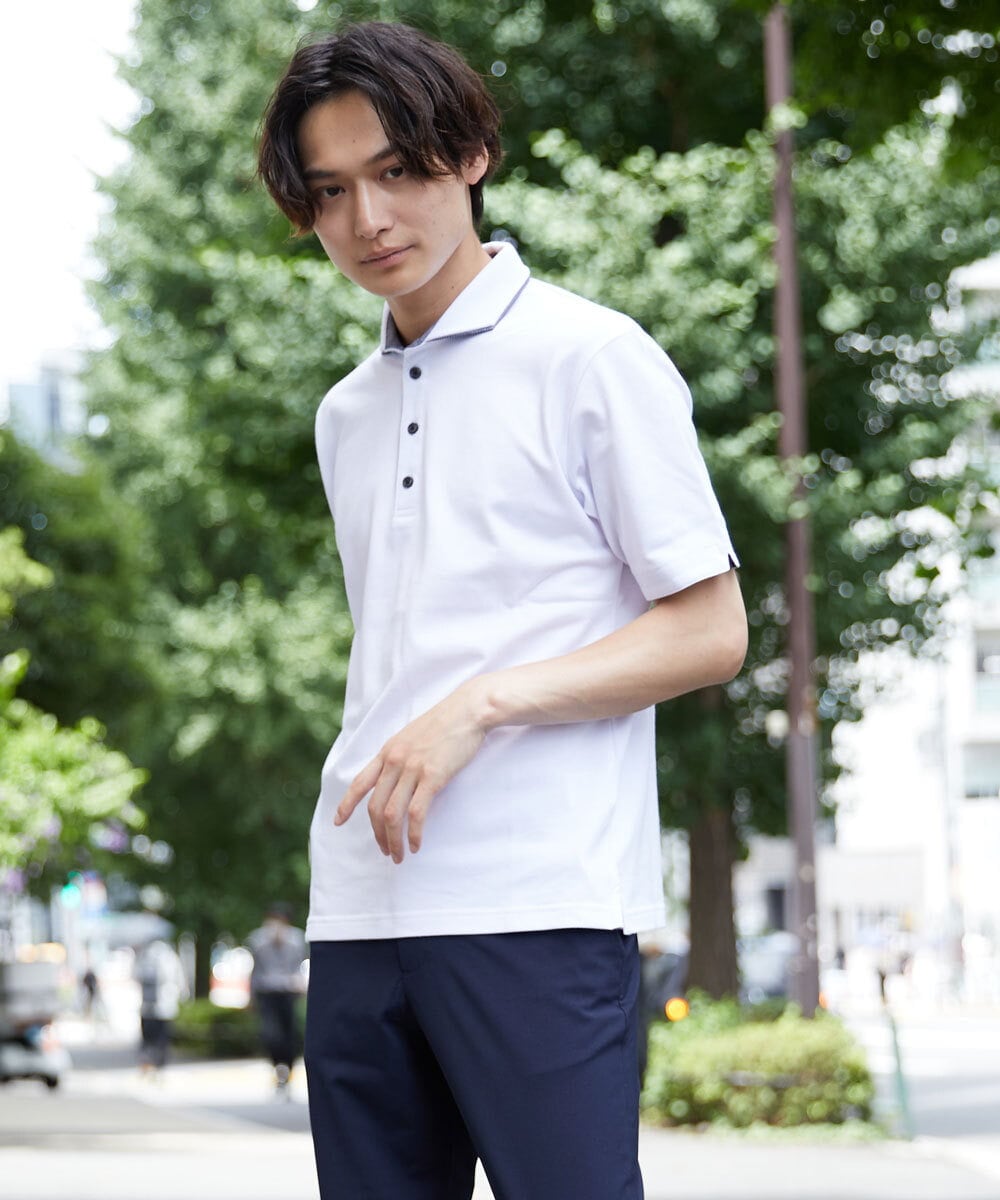 WEB限定】クールメランジカノコポロシャツ(その他のトップス) MK MICHEL KLEIN HOMME(MKミッシェルクランオム )|イトキンオンラインストア ミッシェルクラン オム★春 夏 ストール