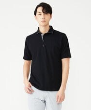 MKKGS70080 MK MICHEL KLEIN HOMME(MKミッシェルクランオム) 【WEB限定】クールメランジカノコポロシャツ ブラック(94)
