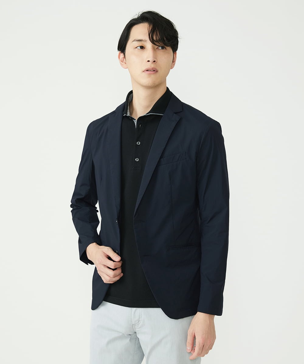 MKKGS70080 MK MICHEL KLEIN HOMME(MKミッシェルクランオム) 【WEB限定】クールメランジカノコポロシャツ ブラック(94)