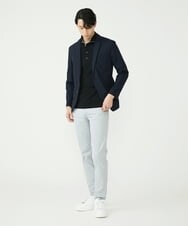 MKKGS70080 MK MICHEL KLEIN HOMME(MKミッシェルクランオム) 【WEB限定】クールメランジカノコポロシャツ ブラック(94)