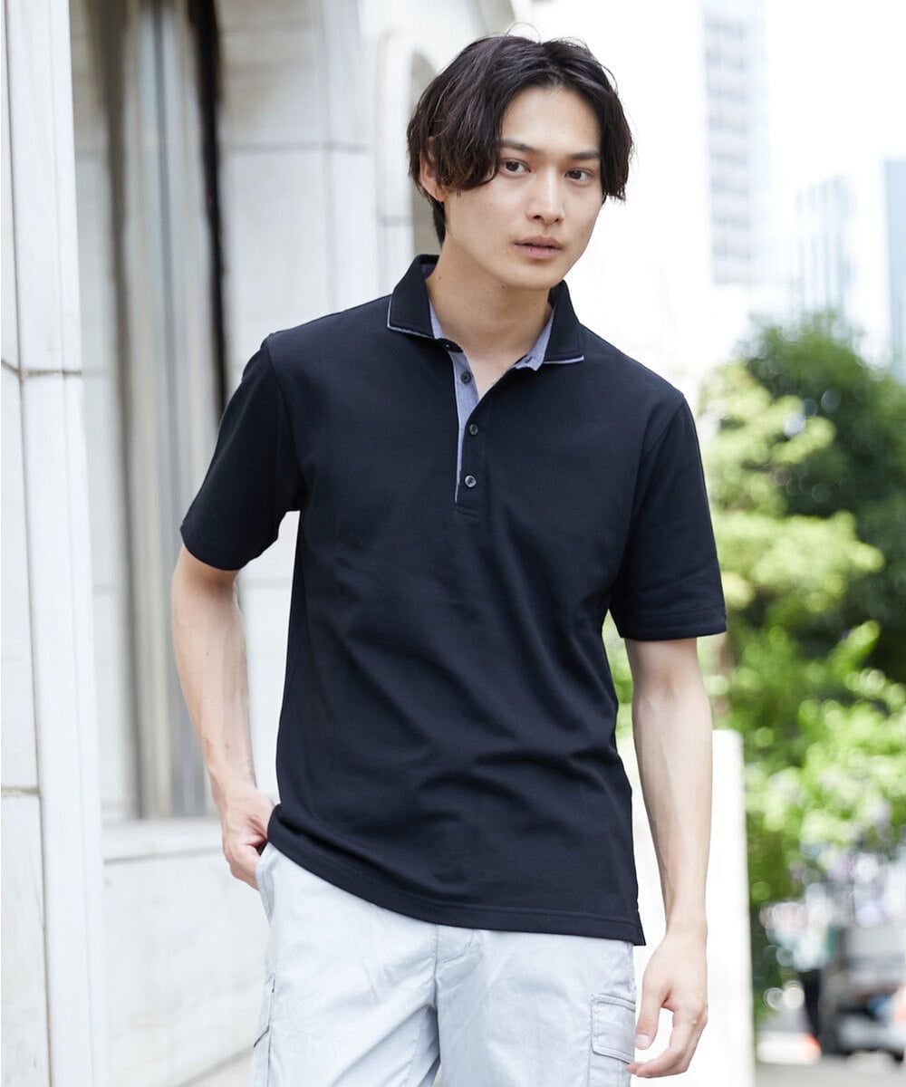 WEB限定】クールメランジカノコポロシャツ(その他のトップス) MK MICHEL KLEIN HOMME(MKミッシェルクランオム )|イトキンオンラインストア ミッシェルクラン オム★春 夏 ストール
