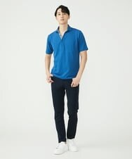 MKKGS90090 MK MICHEL KLEIN HOMME(MKミッシェルクランオム) カノコポロシャツ ライトブルー(50)