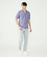 MKKGS90090 MK MICHEL KLEIN HOMME(MKミッシェルクランオム) カノコポロシャツ パープル(65)