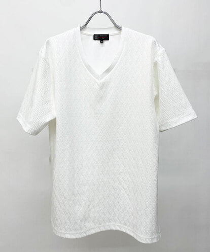 MKKGU02063 MK MICHEL KLEIN HOMME へリンボンカットソー