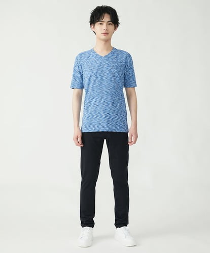 MKKGU11059 MK MICHEL KLEIN HOMME リップルウェーブカットソー