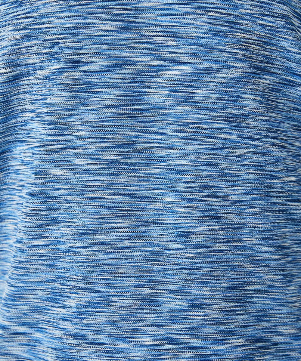 MKKGU11059 MK MICHEL KLEIN HOMME(MKミッシェルクランオム) リップルウェーブカットソー ブルー(55)
