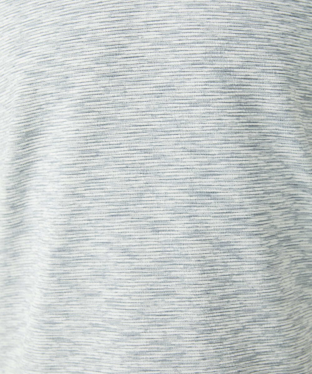 MKKGU11059 MK MICHEL KLEIN HOMME(MKミッシェルクランオム) リップルウェーブカットソー ライトグレー(91)