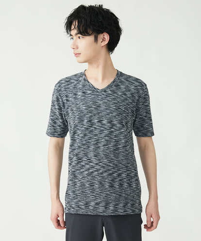 MKKGU11059 MK MICHEL KLEIN HOMME リップルウェーブカットソー