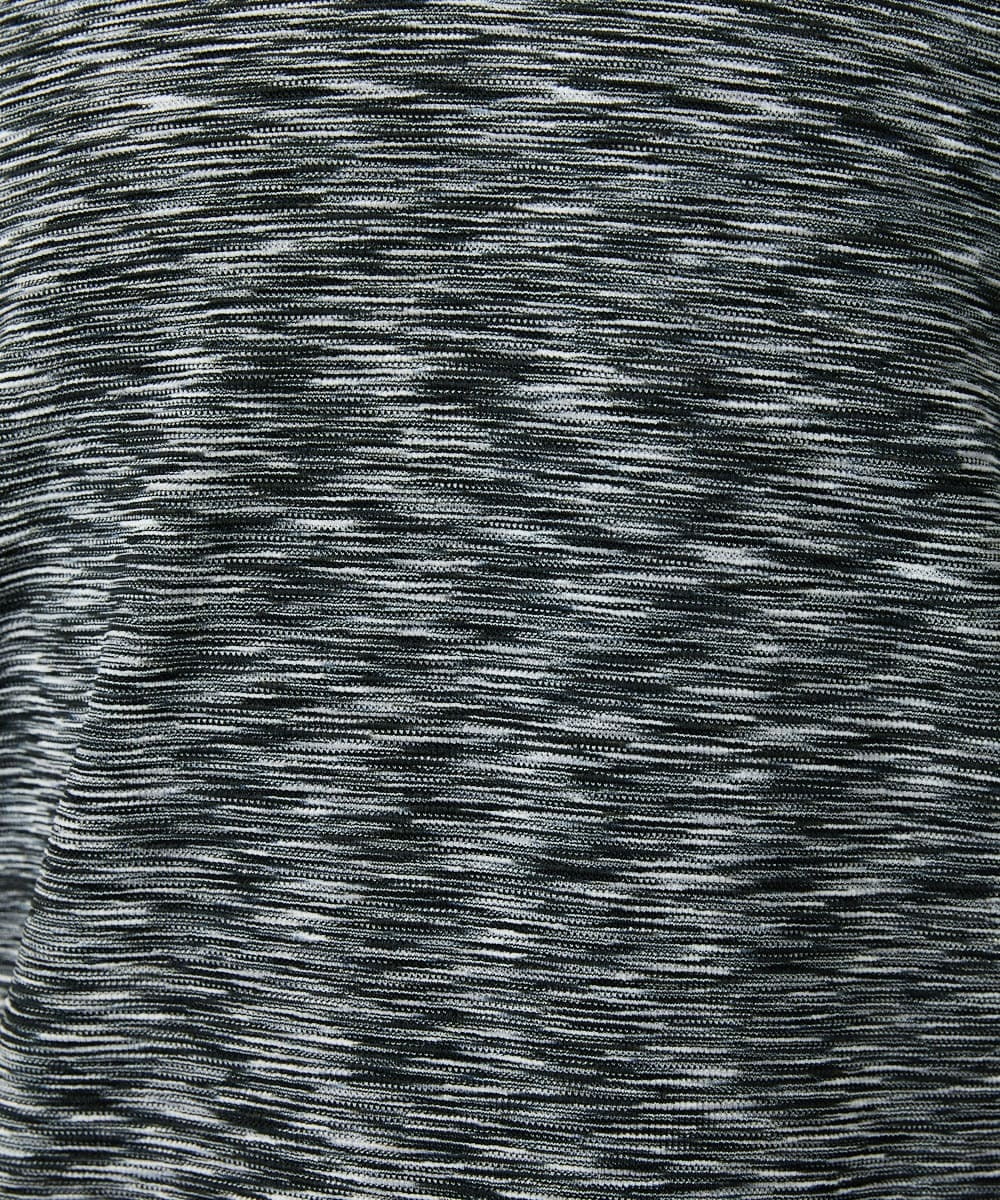 MKKGU11059 MK MICHEL KLEIN HOMME(MKミッシェルクランオム) リップルウェーブカットソー ブラック(94)