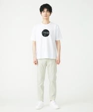 MKKGU12063 MK MICHEL KLEIN HOMME(MKミッシェルクランオム) 『レッドカップキャンペーン』ロゴ入りカットソー ホワイト(90)