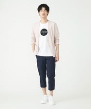 MKKGU12063 MK MICHEL KLEIN HOMME(MKミッシェルクランオム) 『レッドカップキャンペーン』ロゴ入りカットソー ホワイト(90)