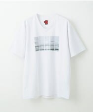 MKKGU13063 MK MICHEL KLEIN HOMME(MKミッシェルクランオム) 『レッドカップキャンペーン』プリントカットソー ホワイト(90)