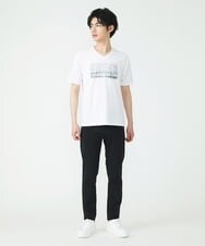 MKKGU13063 MK MICHEL KLEIN HOMME(MKミッシェルクランオム) 『レッドカップキャンペーン』プリントカットソー ホワイト(90)