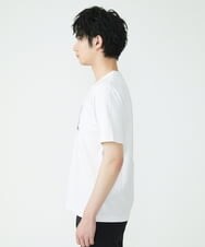 MKKGU13063 MK MICHEL KLEIN HOMME(MKミッシェルクランオム) 『レッドカップキャンペーン』プリントカットソー ホワイト(90)