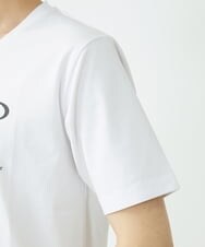 MKKGU13063 MK MICHEL KLEIN HOMME(MKミッシェルクランオム) 『レッドカップキャンペーン』プリントカットソー ライトグレー(91)