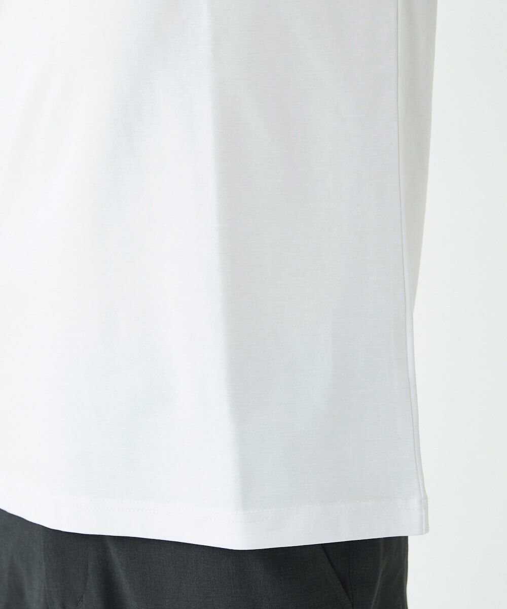 MKKGU13063 MK MICHEL KLEIN HOMME(MKミッシェルクランオム) 『レッドカップキャンペーン』プリントカットソー ライトグレー(91)