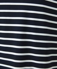 MKKGU14063 MK MICHEL KLEIN HOMME(MKミッシェルクランオム) 『レッドカップキャンペーン』ボーダーカットソー ネイビー(57)
