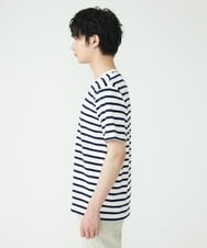 MKKGU14063 MK MICHEL KLEIN HOMME(MKミッシェルクランオム) 『レッドカップキャンペーン』ボーダーカットソー ホワイト(90)