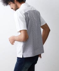 MKKGU15079 MK MICHEL KLEIN HOMME(MKミッシェルクランオム) ドッキングカットソー ホワイト(90)