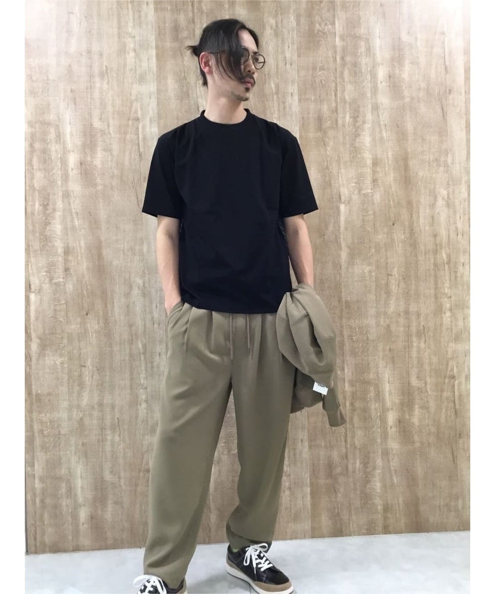 MKKGU15079 MK MICHEL KLEIN HOMME(MKミッシェルクランオム) ドッキングカットソー ブラック(94)