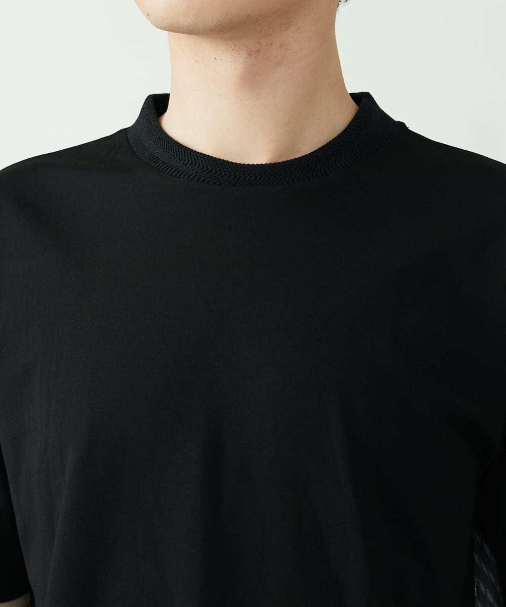 MKKGU15079 MK MICHEL KLEIN HOMME(MKミッシェルクランオム) ドッキングカットソー ブラック(94)