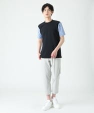 MKKGU18069 MK MICHEL KLEIN HOMME(MKミッシェルクランオム) ドッキングカットソー ブラック(94)