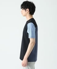 MKKGU18069 MK MICHEL KLEIN HOMME(MKミッシェルクランオム) ドッキングカットソー ブラック(94)
