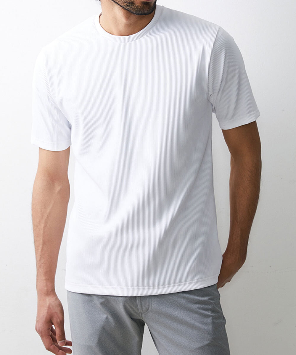 MKKGU20063 MK MICHEL KLEIN HOMME(MKミッシェルクランオム) 【WEB限定】クルーネックカットソー ホワイト(90)