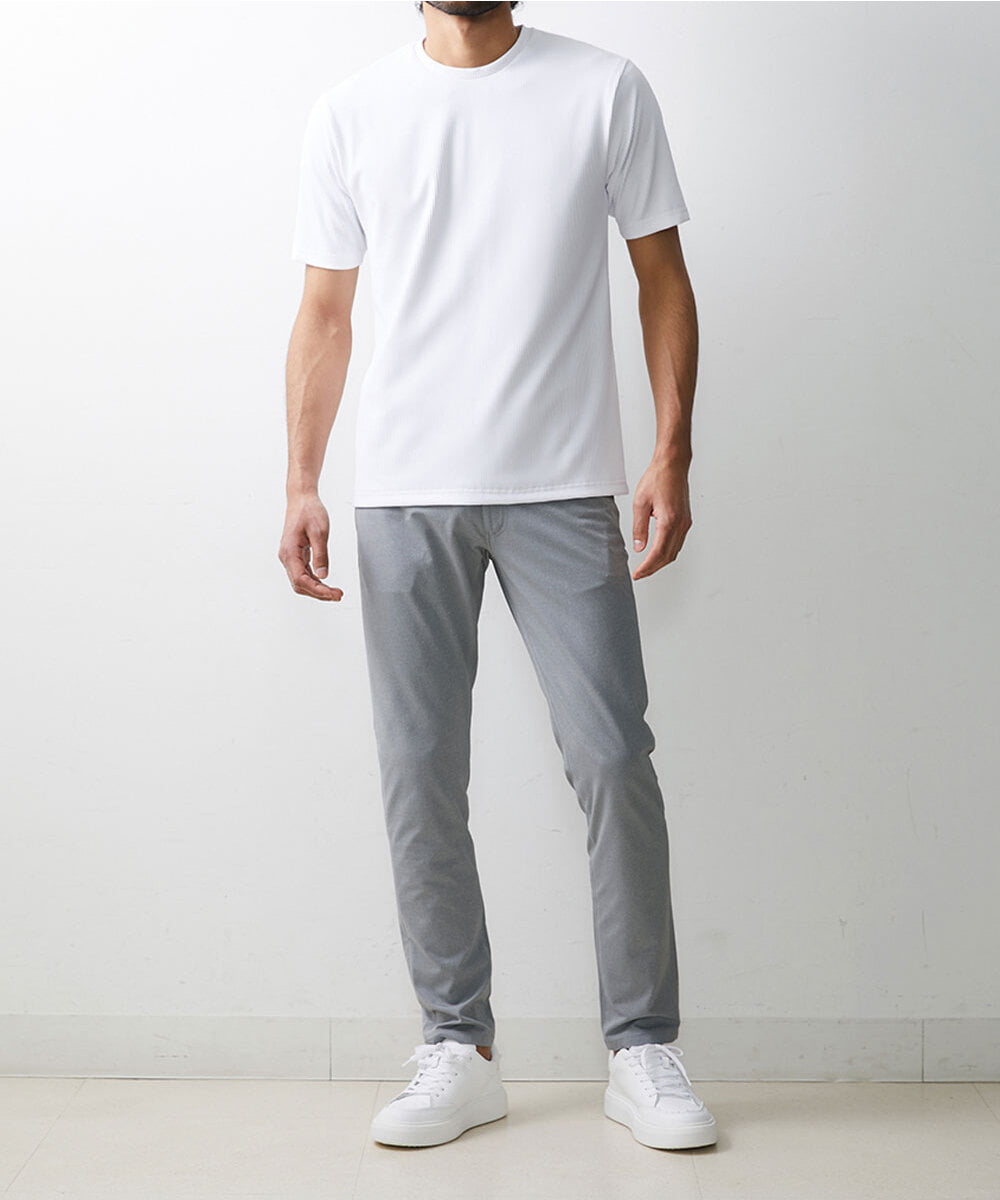 MKKGU20063 MK MICHEL KLEIN HOMME(MKミッシェルクランオム) 【WEB限定】クルーネックカットソー ホワイト(90)