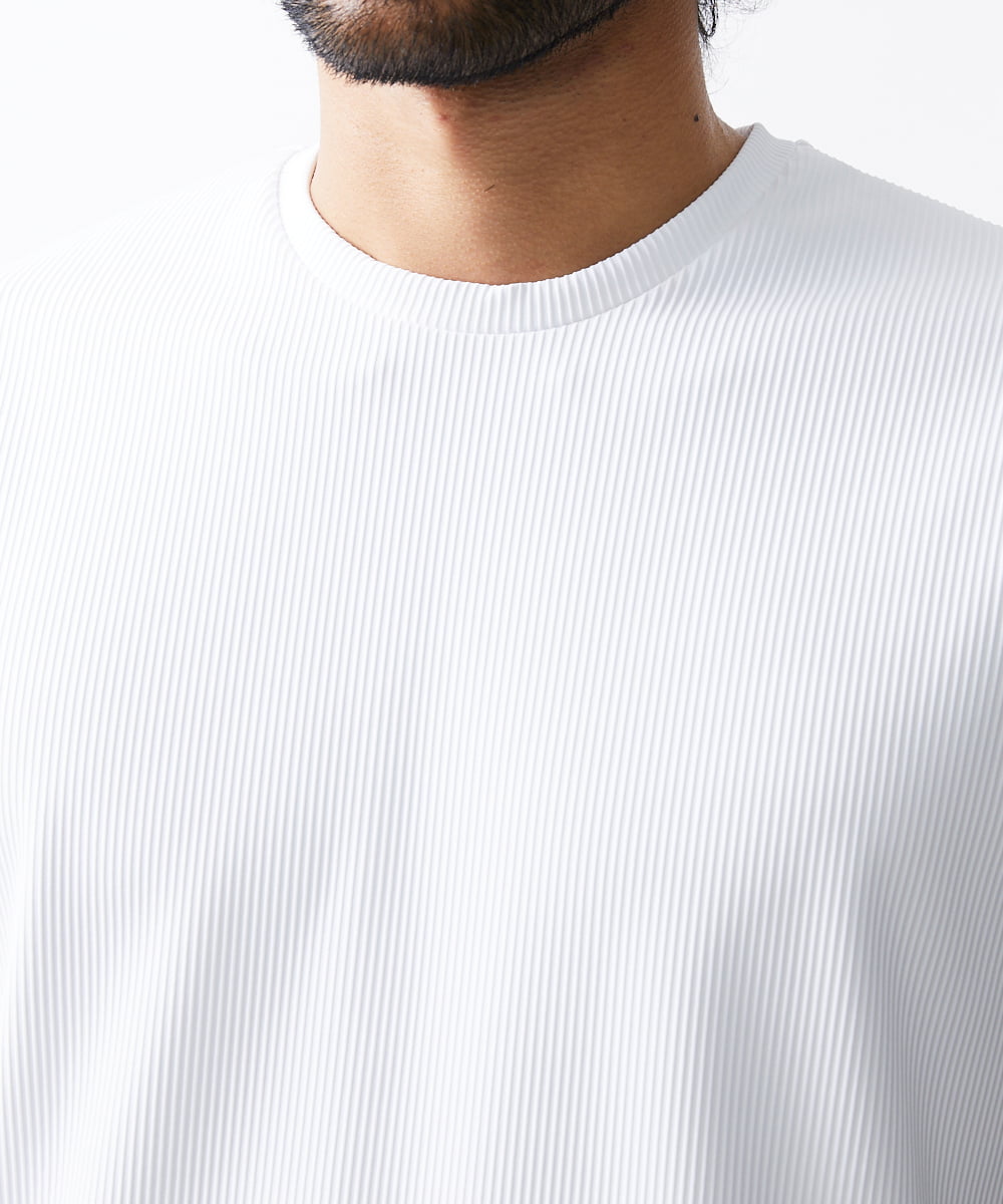 MKKGU20063 MK MICHEL KLEIN HOMME(MKミッシェルクランオム) 【WEB限定】クルーネックカットソー ホワイト(90)