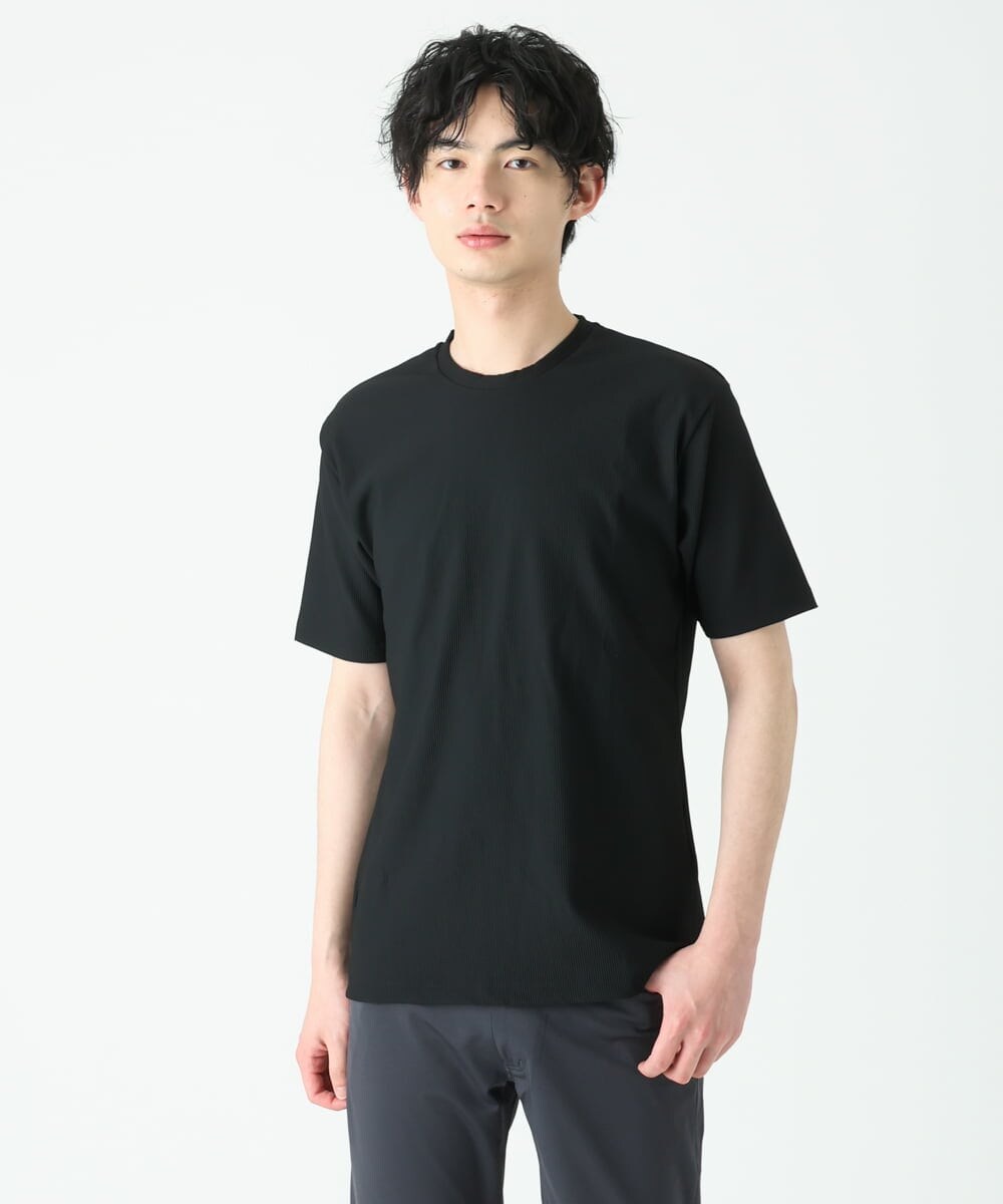 MKKGU20063 MK MICHEL KLEIN HOMME(MKミッシェルクランオム) 【WEB限定】クルーネックカットソー ブラック(94)