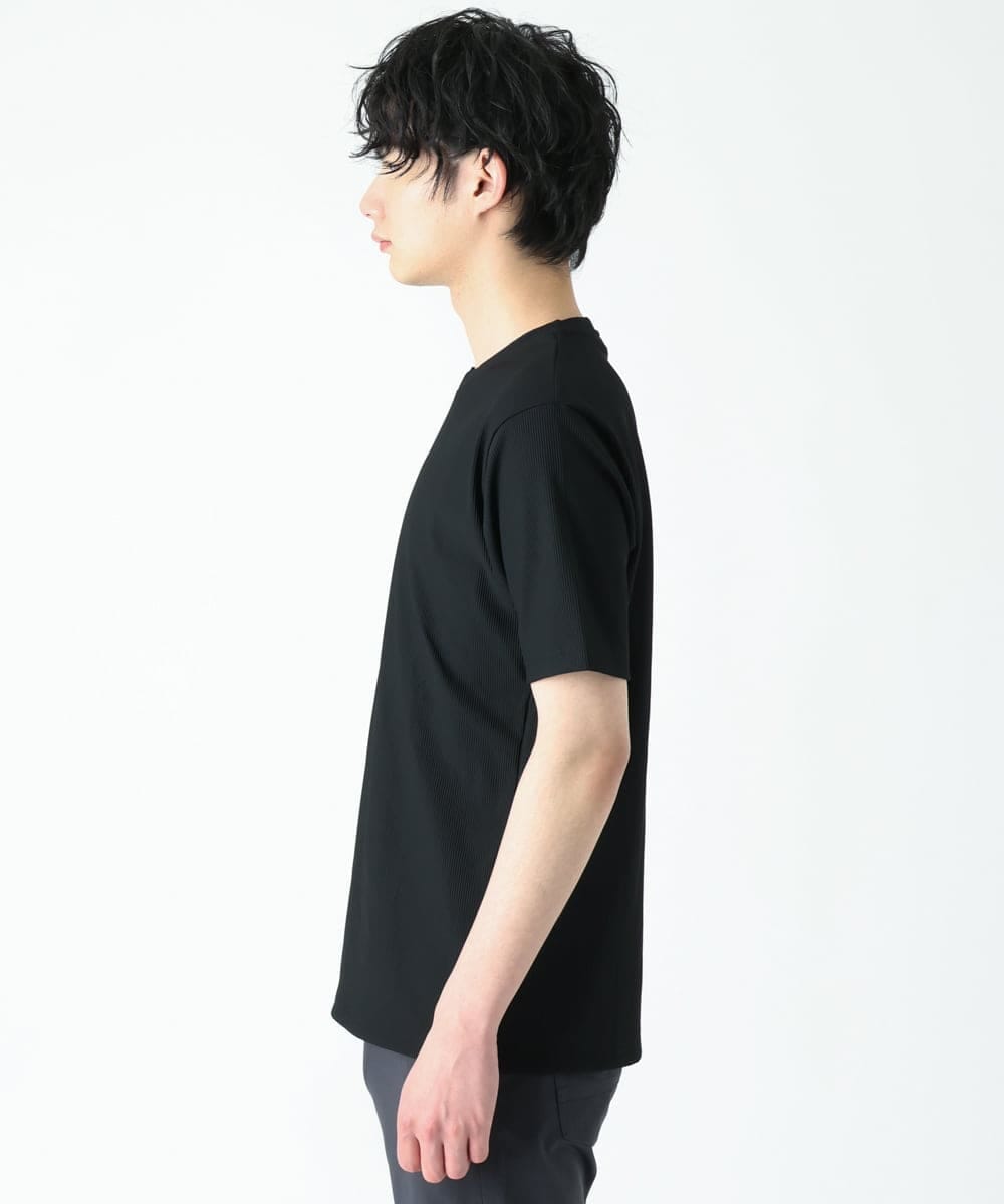 MKKGU20063 MK MICHEL KLEIN HOMME(MKミッシェルクランオム) 【WEB限定】クルーネックカットソー ブラック(94)