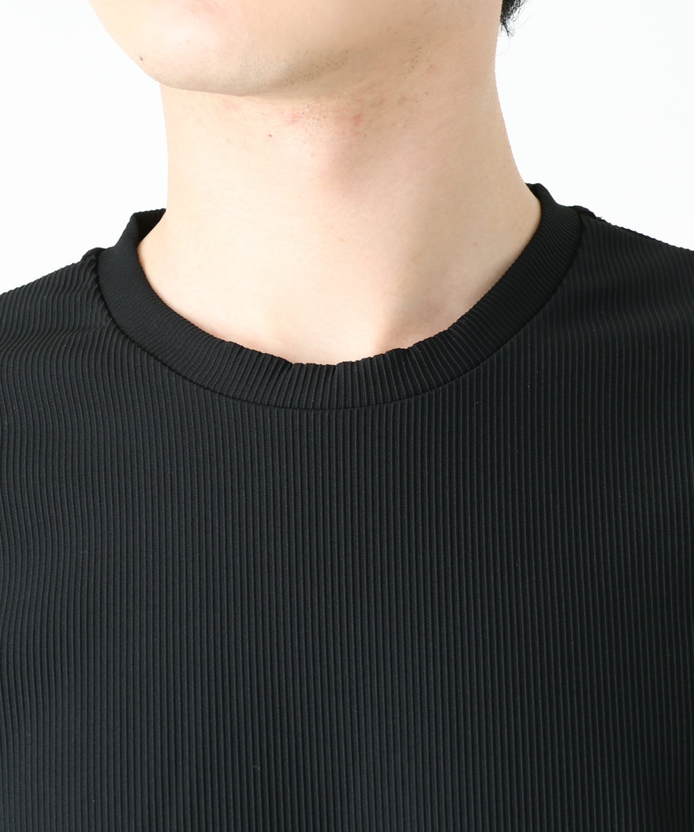 MKKGU20063 MK MICHEL KLEIN HOMME(MKミッシェルクランオム) 【WEB限定】クルーネックカットソー ブラック(94)