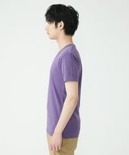 MKKGU21059 MK MICHEL KLEIN HOMME(MKミッシェルクランオム) メランジストライプテレコカットソー パープル(65)