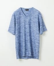 MKKGU24036 MK MICHEL KLEIN HOMME(MKミッシェルクランオム) メランジカットソー ブルー(55)