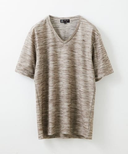 MK MICHEL KLEIN HOMME(MK ミッシェルクランオム) メランジカットソー ベージュ 46