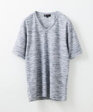 MKKGU24036 MK MICHEL KLEIN HOMME(MKミッシェルクランオム) 【WEB限定】メランジカットソー グレー(92)