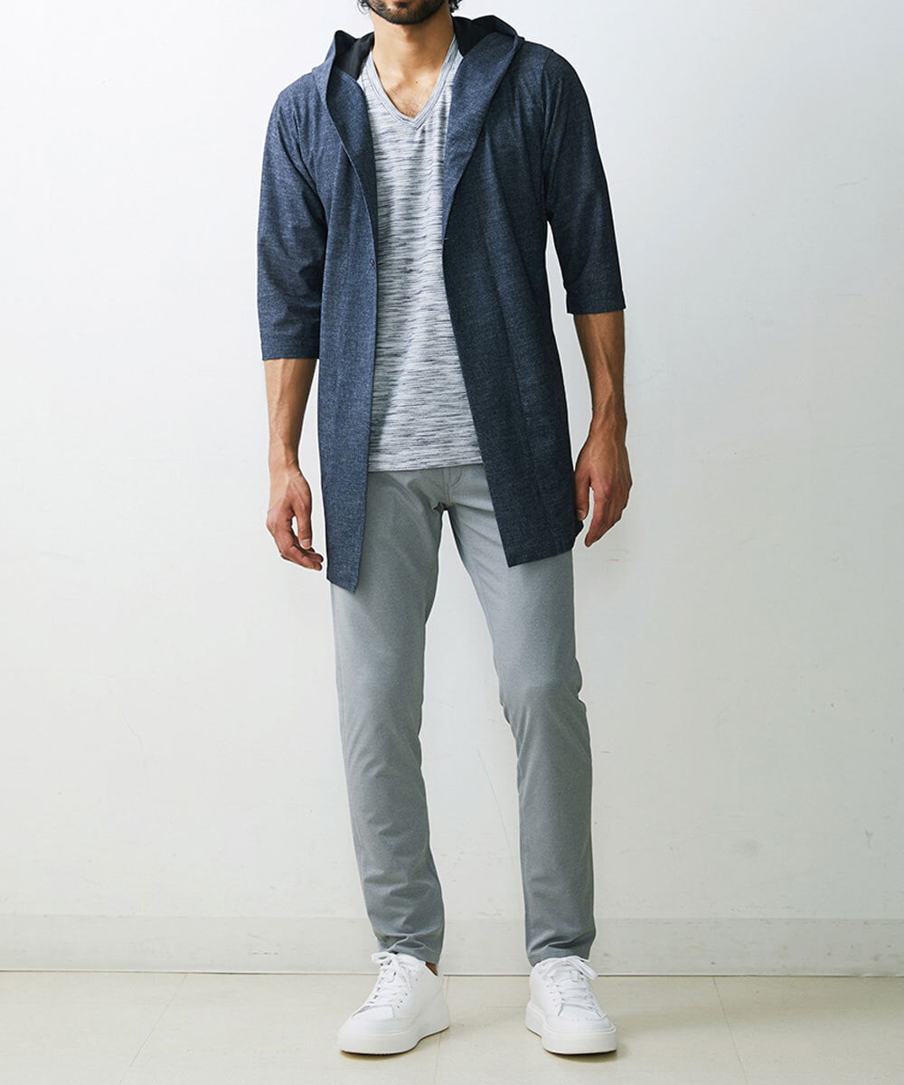 MKKGU24036 MK MICHEL KLEIN HOMME(MKミッシェルクランオム) 【WEB限定】メランジカットソー グレー(92)