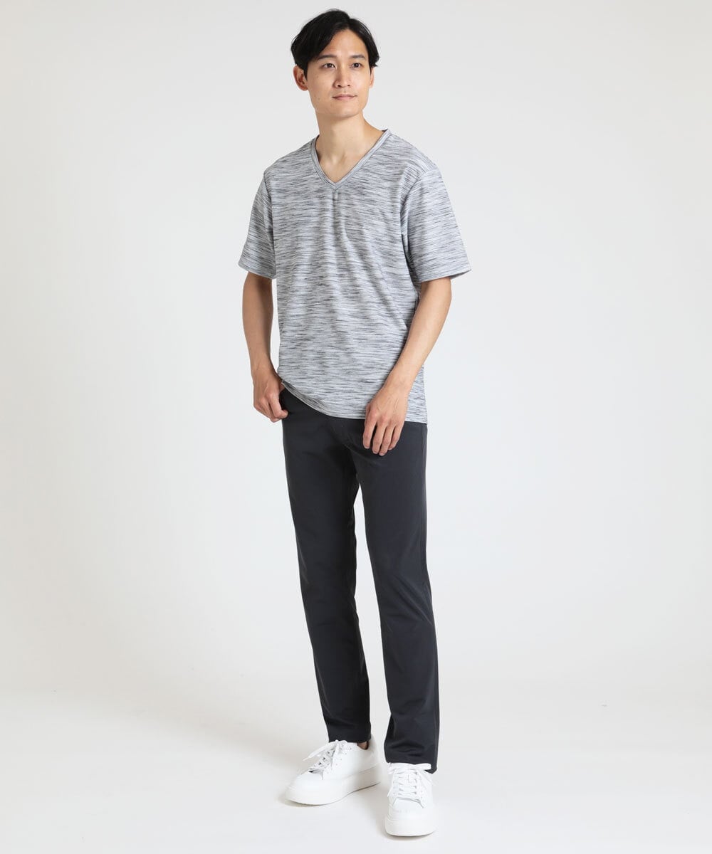 MKKGU24036 MK MICHEL KLEIN HOMME(MKミッシェルクランオム) 【WEB限定】メランジカットソー グレー(92)