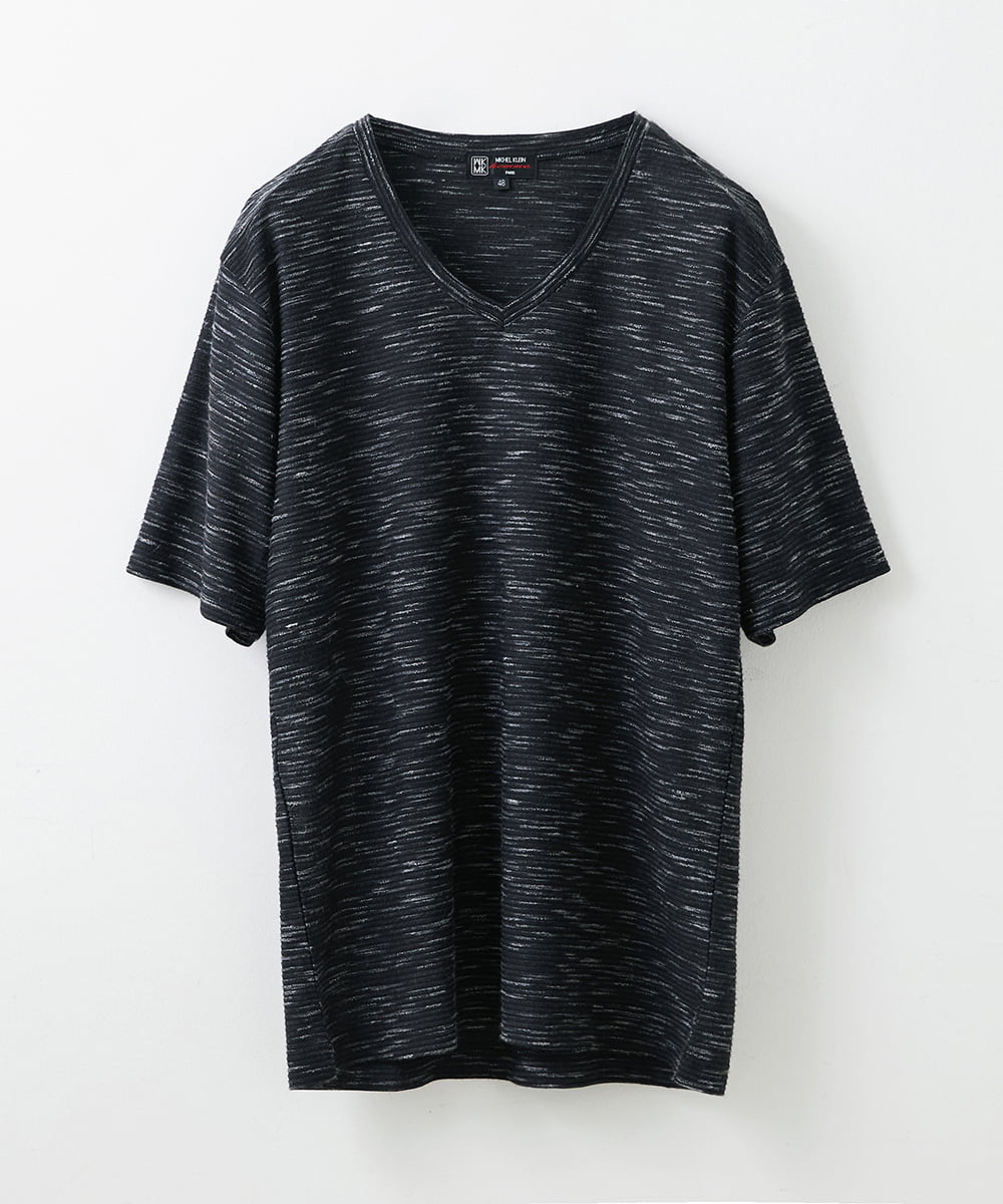 MKKGU24036 MK MICHEL KLEIN HOMME(MKミッシェルクランオム) 【WEB限定】メランジカットソー ブラック(94)