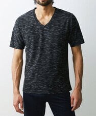 MKKGU24036 MK MICHEL KLEIN HOMME(MKミッシェルクランオム) 【WEB限定】メランジカットソー ブラック(94)