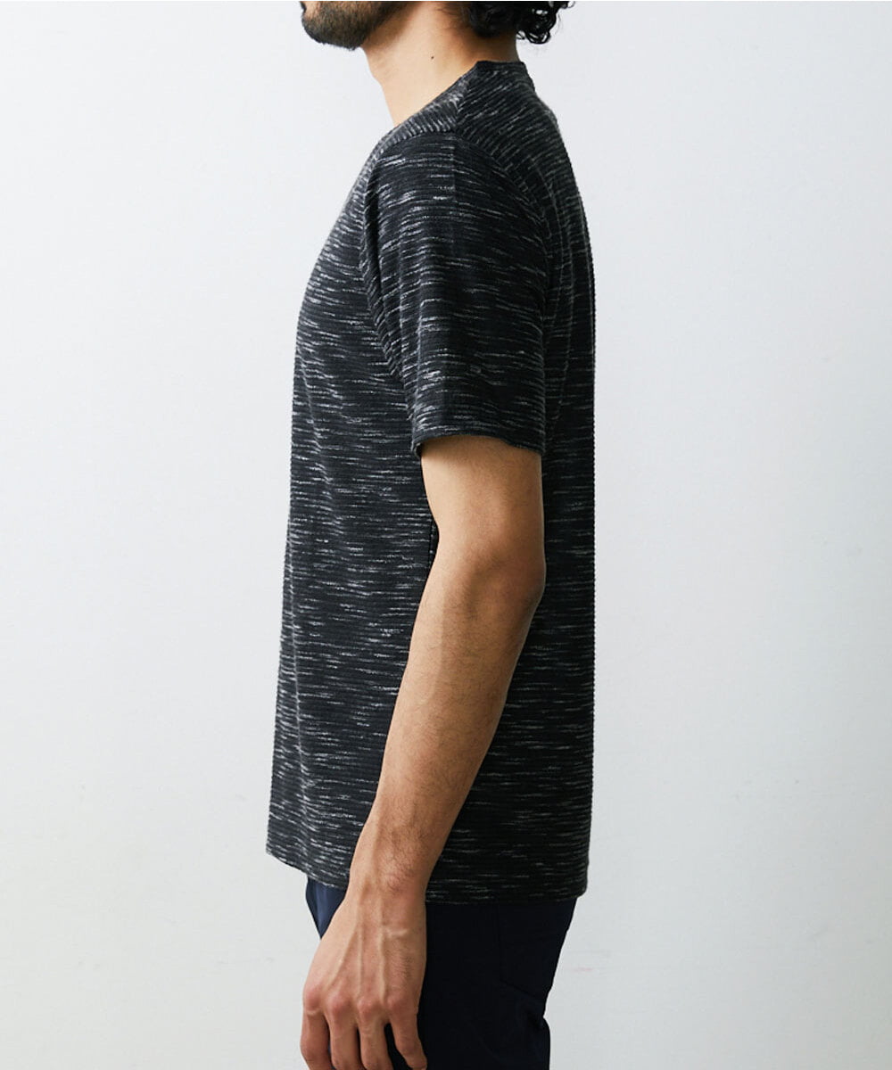 MKKGU24036 MK MICHEL KLEIN HOMME(MKミッシェルクランオム) 【WEB限定】メランジカットソー ブラック(94)