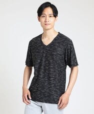 MKKGU24036 MK MICHEL KLEIN HOMME(MKミッシェルクランオム) 【WEB限定】メランジカットソー ブラック(94)