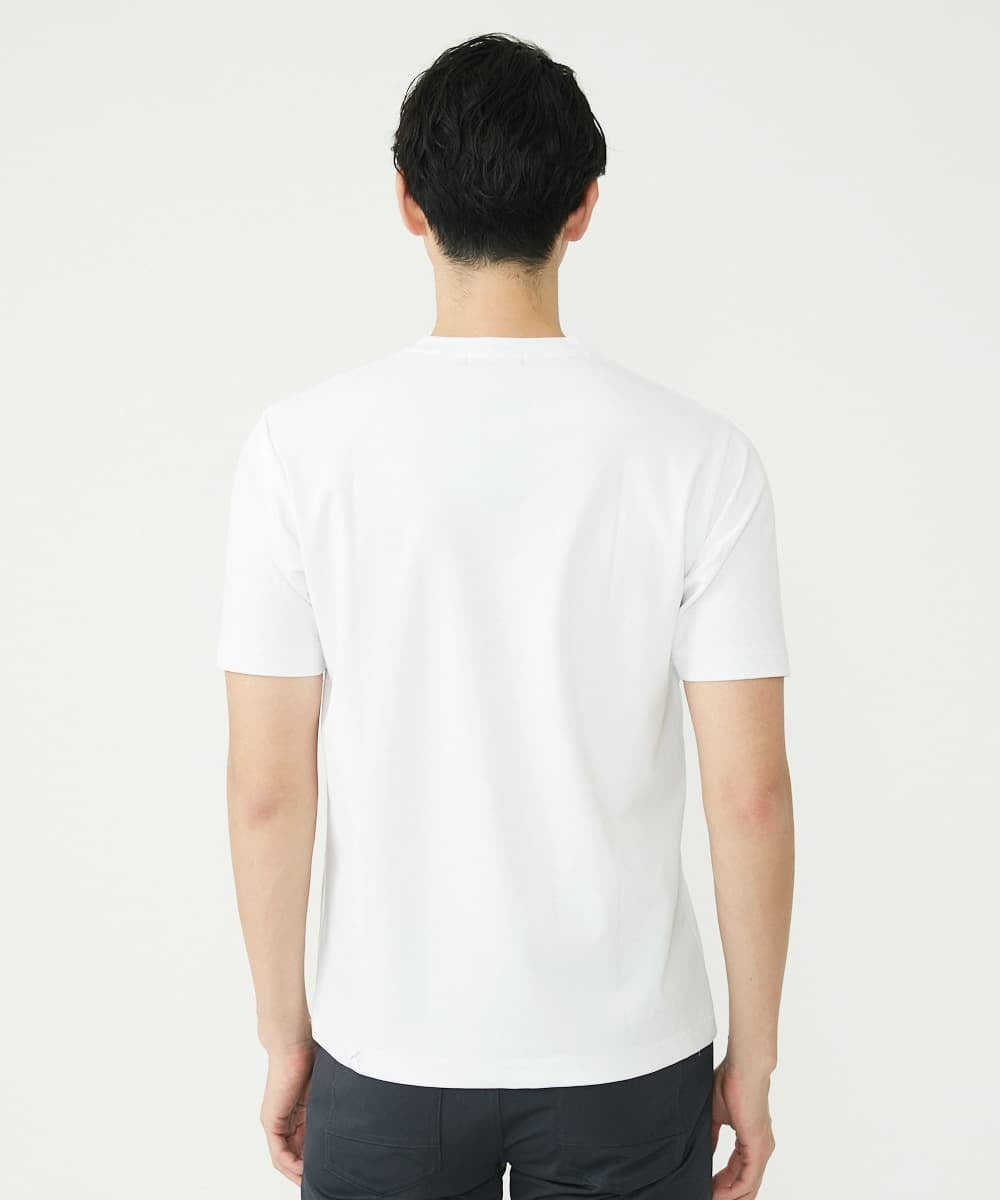 MKKGU28059 MK MICHEL KLEIN HOMME(MKミッシェルクランオム) プリントカットソー ピンク(03)