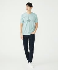 MKKGU29059 MK MICHEL KLEIN HOMME(MKミッシェルクランオム) ロゴプリントTシャツ グリーン(30)