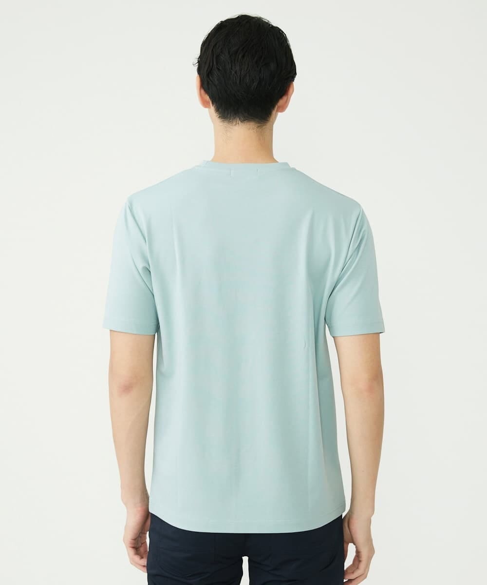 MKKGU29059 MK MICHEL KLEIN HOMME(MKミッシェルクランオム) ロゴプリントTシャツ グリーン(30)