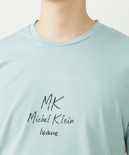 MKKGU29059 MK MICHEL KLEIN HOMME(MKミッシェルクランオム) 【WEB限定】ロゴプリントTシャツ グリーン(30)
