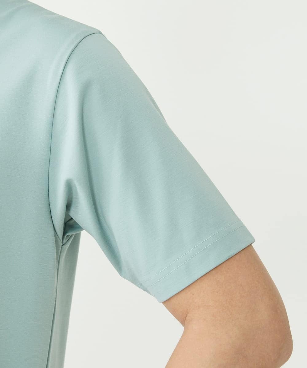 MKKGU29059 MK MICHEL KLEIN HOMME(MKミッシェルクランオム) ロゴプリントTシャツ グリーン(30)